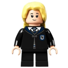  Luna Lovegood harry potter lego figura- Ravenclaw Robe, Black Short Legs lego