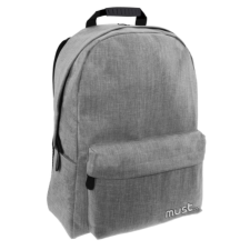 Luna Must Jean szürke iskolatáska hátizsák 42x32x17cm iskolatáska