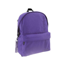 Luna Must: Lila négy rekeszes lekerekített iskolatáska, hátizsák 32x17x42cm iskolatáska
