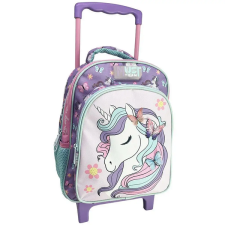 Luna : Must Team Unikornis 2 rekeszes gurulós iskolatáska, hátizsák 27x10x31cm iskolatáska
