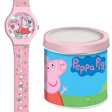 Luna : Peppa malac rózsaszín analóg karóra fém díszdobozban karóra
