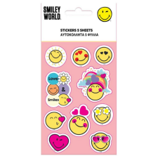 Luna Smiley öntapadós matrica szett 8x12cm-es íven 5db matrica