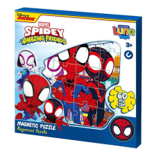 Luna : Spidey és barátai mintás 3x20db-os mágneses puzzle puzzle, kirakós