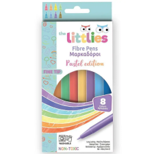 Luna The Littles: Pasztell színek 8db-os vékony hegyű filctoll szett filctoll, marker
