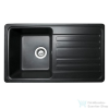 Lunart Ellis 75,8x46,2 cm-es öntött gránit mosogató medence szifon nélkül,Fekete 5999123000347