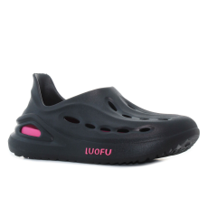  Luofu - Stylish fekete női papucs Méret:36