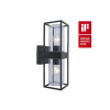 Lutec Flair matt fekete kültéri falikar (LUT-5288804012) E27 2 izzós IP44