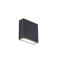 Lutec Gemini XF kültéri LED fali lámpa IP54 fekete kültéri világítás