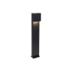 Lutec Gemini Xf matt fekete LED kültéri állólámpa (LUT-7104002012) LED 1 izzós IP54