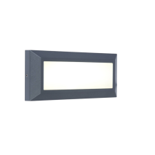 Lutec Helena Frame Kültéri Led Fali Lámpa - 1 Light Dark Grey kültéri világítás