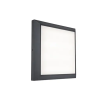 Lutec Helena sötétszürke LED kültéri fali/mennyezeti lámpa (LUT-5102101118) LED 1 izzós IP54