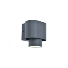Lutec LED lámpatest , GU10 , oldalfali , billenthető , sötét szürke , kültéri , IP44 , LUTEC , CYPRES kültéri világítás