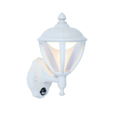Lutec Lutec Unite 2601-PIR-3K-wh mozgásérzékelős kültéri falikar, 9W LED kültéri világítás