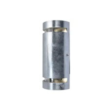 Lutec Ran galvanizált kültéri fali lámpa (LUT-5011701461) GU10 2 izzós IP54 kültéri világítás