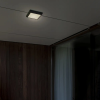 Lutec Szürke kültéri mennyezeti lámpa, LED, 21,5W, 4000K természetes fehér, 1500 lm, kültéri mennyezeti lámpa, Helena, LUTEC-5102101118