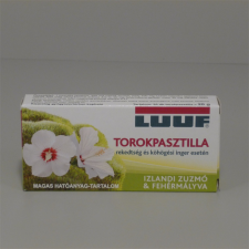  Luuf torokpasztilla izlandi zuzmóval 20 db gyógyhatású készítmény