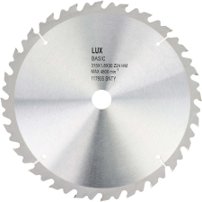 LUX keményfém körfűrészlap fához 315 mm 24 fog fűrészlap