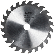 LUX-TOOLS LUX keményfém körfűrészlap, átmérő: 160 mm barkácsgép tartozék