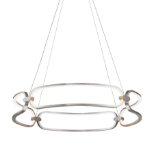 Luxera -18100 TRIVIUM Nikkel Színű Függeszték LED 50W IP20 világítás