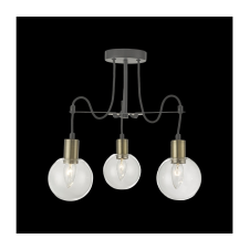 Luxera 64402 - Csillár zsinóron ABRAZO 3xE14/40W/230V világítás