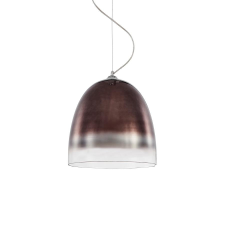 Luxera Bayamo króm-barna függesztett lámpa (LUX-46078) E27 1 izzós IP20 világítás