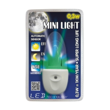 Luxera Lighting Mini light éjszakai fény 03w/led fehér/kék/zöld - Prezent világítás