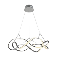 Luxera Minuet króm LED függesztett lámpa (LUX-18104) LED 1 izzós IP20 világítás