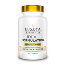 Luxoya Ideal Formulation Zöld tea és koffein kapszula 120 db vitamin és táplálékkiegészítő