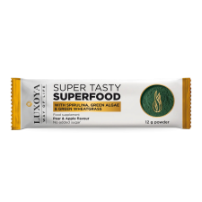 Luxoya Super Tasty Superfood Spirulinát és Zöld Búzafüvet tartalmazó italpor 12 g vitamin és táplálékkiegészítő