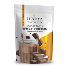 Luxoya Super Tasty Whey Protein 450g - Dupla csokoládé ízű DOY vitamin és táplálékkiegészítő
