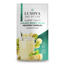 Luxoya vegán fehérje italpor Kivi-banán ízű 30g vitamin és táplálékkiegészítő