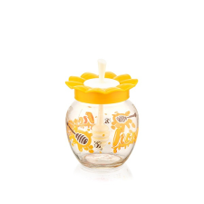 Luxplastic Iris c-00180 lily üveg méztartó 370ml konyhai eszköz