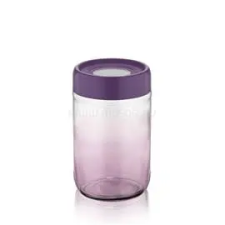 Luxplastic IRIS C-00424 Rainbow lila üveg tároló 660ml (C-00424) uzsonnás doboz