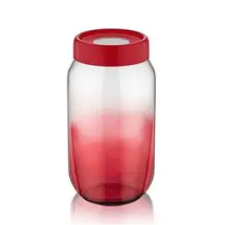 Luxplastic IRIS C-00426 Rainbow piros üveg tároló 1.000ml (C-00426) uzsonnás doboz