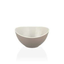 Luxplastic IRIS L-00468 dupla színű tál 450ml, zöld, szürke, beige (L-00468) tányér és evőeszköz