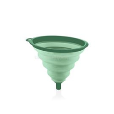 Luxplastic IRIS L-00630-3 összecsukható tölcsér, zöld (L-00630-3) konyhai eszköz