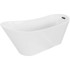 Luxury Alta szabadon álló fürdökád akril  170 x 75 cm, fehér,  leeresztö   fekete - 52141707500-B Térben álló kád