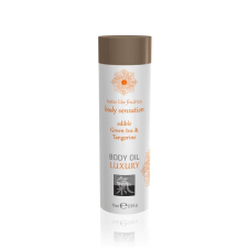 Luxury body oil edible masszázsolaj - Green tea & Tangerine 75ml masszázsolaj és gél