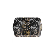  Luxury Leaves Black műanyag kistálca 13x21cm konyhai eszköz