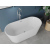 Luxury Luna szabadon álló fürdökád akril  150 x 75 cm, fehér,  leeresztö  króm - 52031507500 Térben álló kád