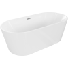 Luxury Luna szabadon álló fürdökád akril  170 x 80 cm, fehér,  leeresztö  króm - 52031708000 Térben álló kád