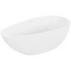 Luxury Palermo szabadon álló fürdökád   öntött márvány  150 x 78 cm, fehér mat - 57211507800 Térben álló kád