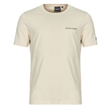 Lyle & scott Rövid ujjú pólók Embroidered T-Shirt Bézs EU L férfi póló