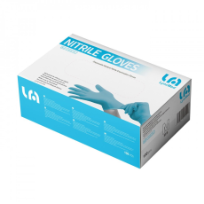 Lyncmed Nitril vizsgáló kesztyű, púdermentes, kék "S" 100 db/doboz