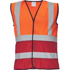  LYNX DUO HV mellény narancs/piros XL