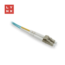 LYNX Fiber Optic LC Összekötő Kék 2m LX-DPX-LC/LC-OM3-2 kábel és adapter
