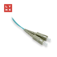 LYNX Fiber Optic SC Összekötő Kék 15m LX-DPX-SC/SC-OM3-15 kábel és adapter