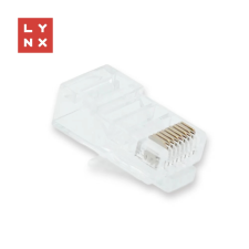 LYNX UTP CAT5E Csatlakozó Átlátszó 3cm LX-CON-CAT5E-UTP-50 kábel és adapter