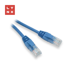 LYNX UTP CAT5E Összekötő Kék 15m LX-UTP5E-150-BLUE kábel és adapter
