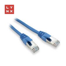 LYNX UTP CAT5E Összekötő Kék 2m LX-FTP5E-020-BLUE kábel és adapter